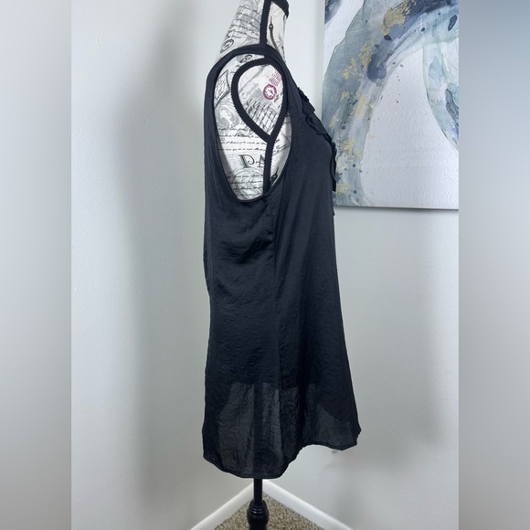 MK West Kei USA Chic Trendy Black Ruffle Dress from Nordstrom size Medium - Picture 5 of 13